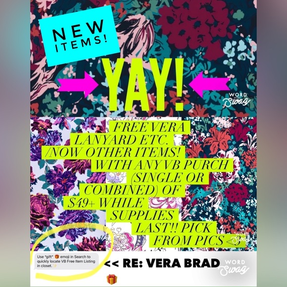 Vera Bradley Oversized Car Tote ✨ Palm Floral | travel XL lilac - Picture 9 of 10